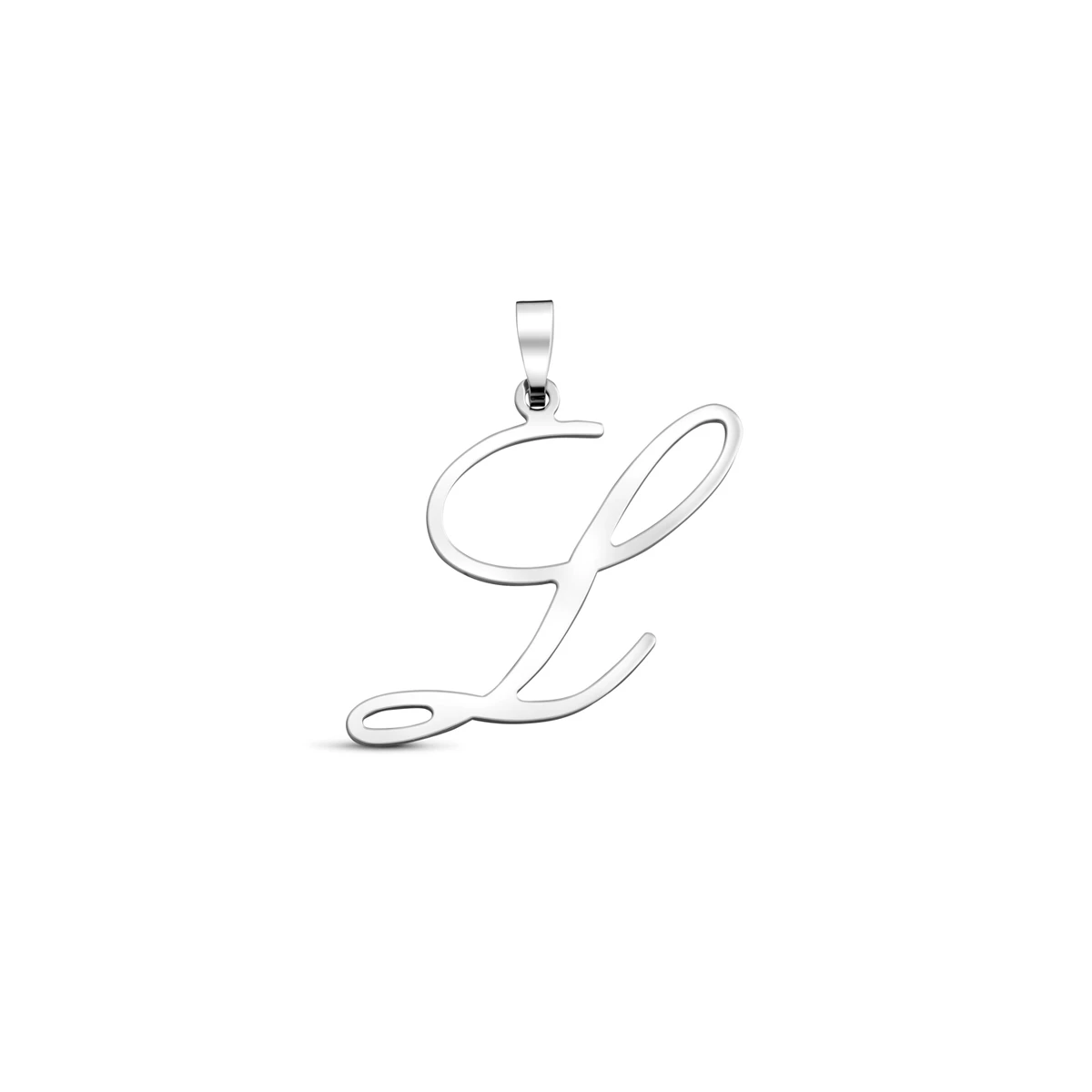 hanger letter zilver gerhodineerd