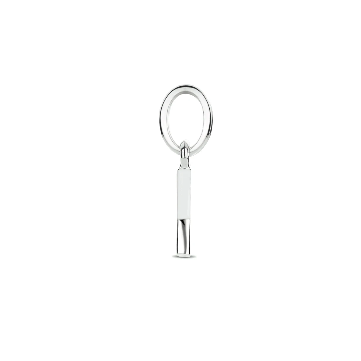 hanger letter zilver gerhodineerd