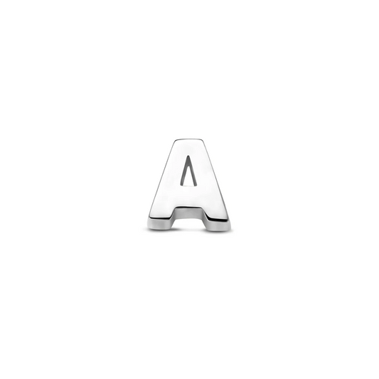 hanger letter zilver gerhodineerd