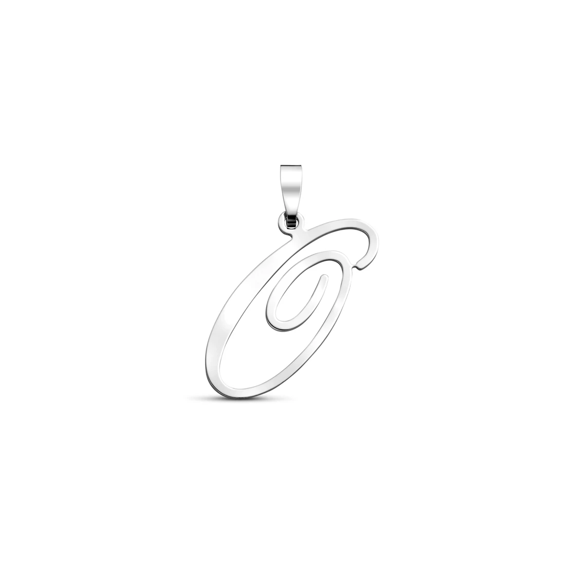 hanger letter zilver gerhodineerd