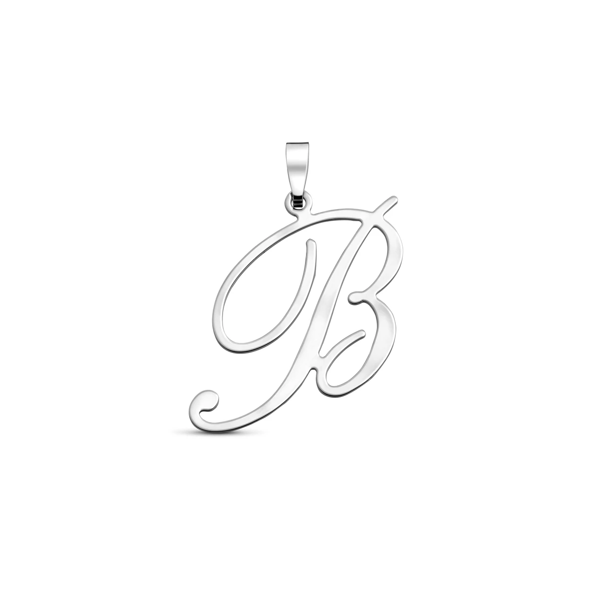 hanger letter zilver gerhodineerd