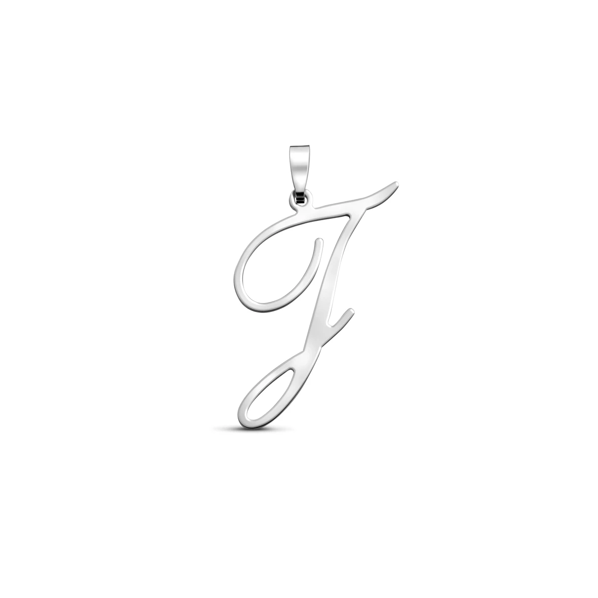 hanger letter zilver gerhodineerd