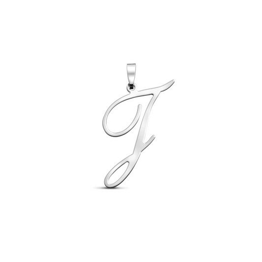 hanger letter zilver gerhodineerd