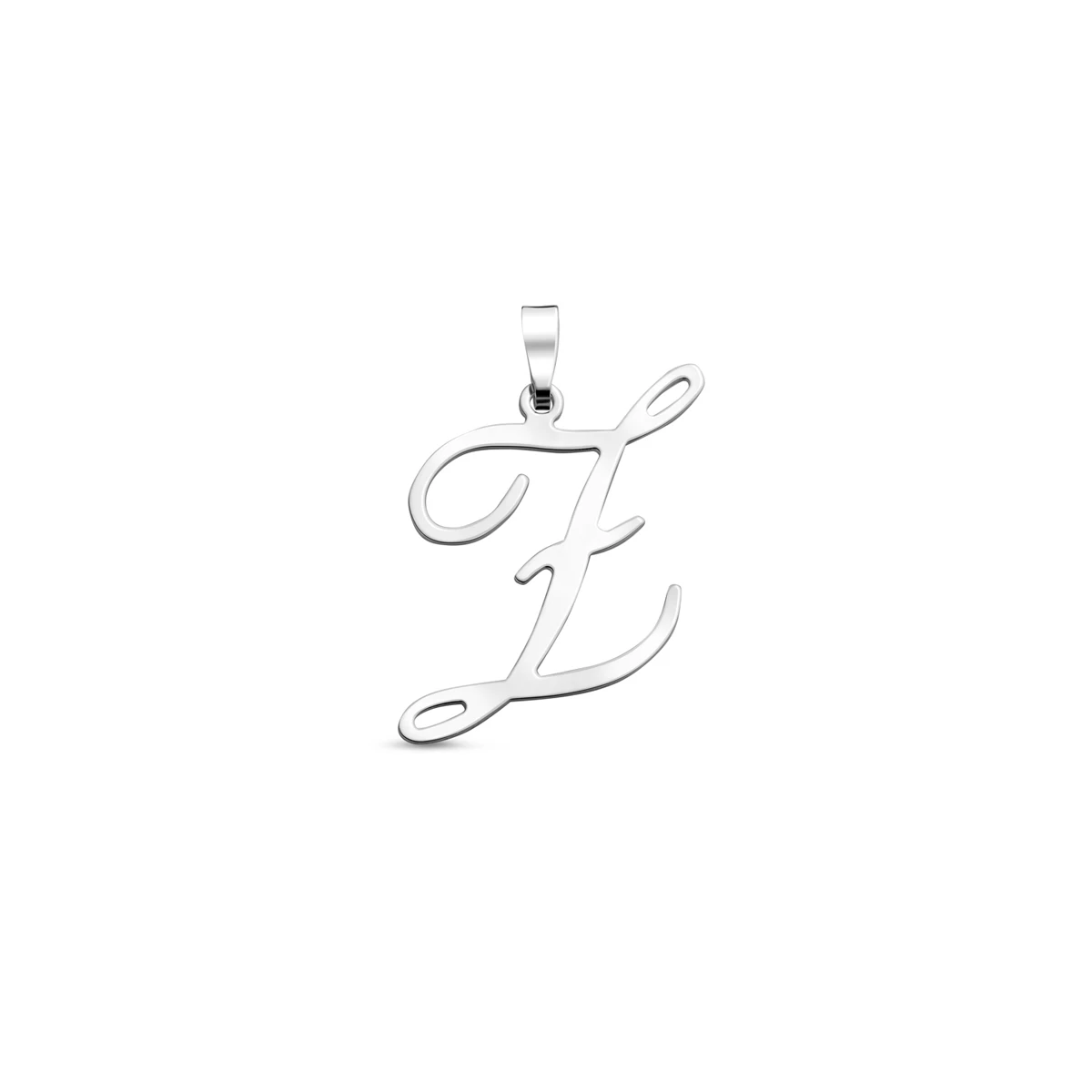 hanger letter zilver gerhodineerd