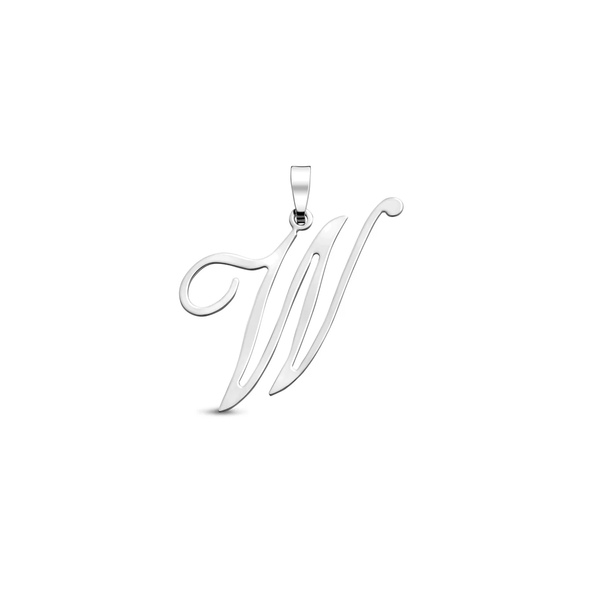 hanger letter zilver gerhodineerd