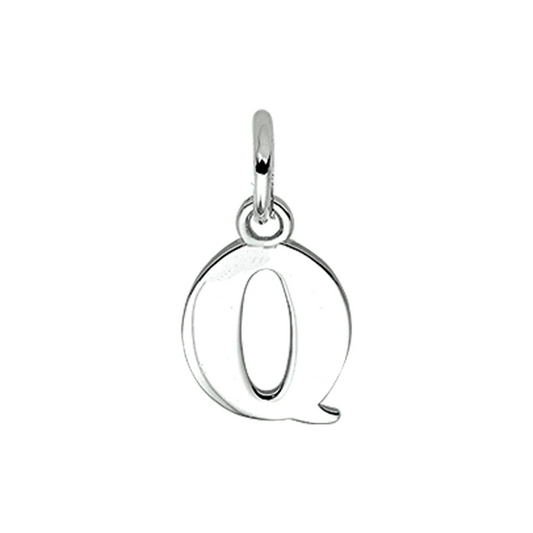 hanger letter zilver gerhodineerd