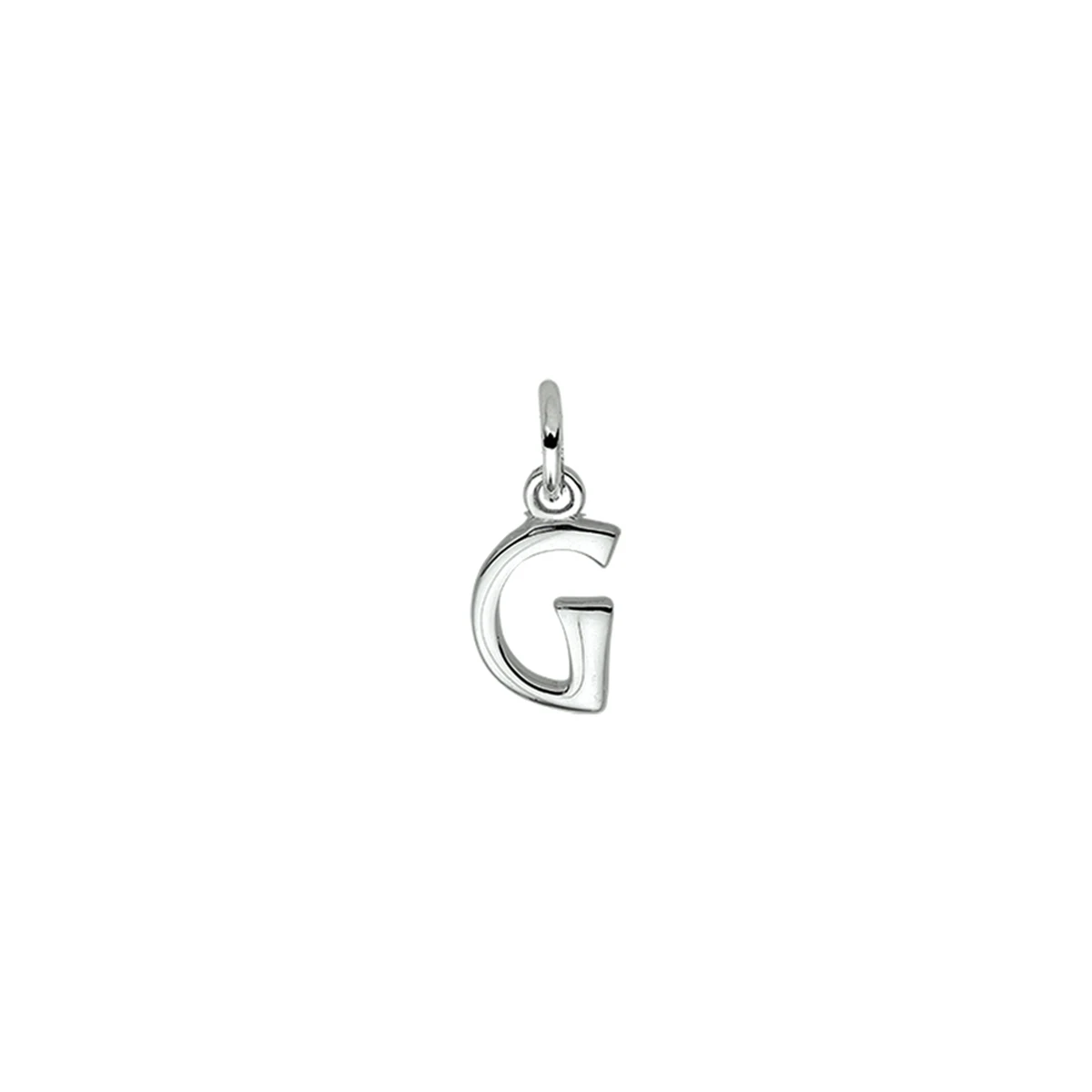hanger letter zilver gerhodineerd