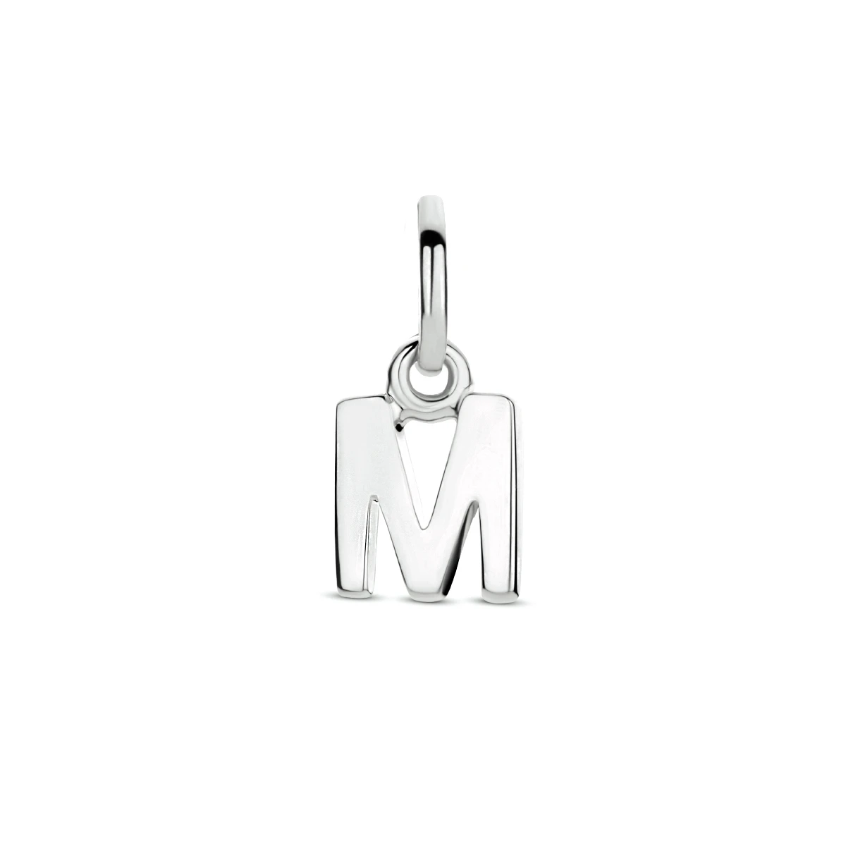 hanger letter zilver gerhodineerd
