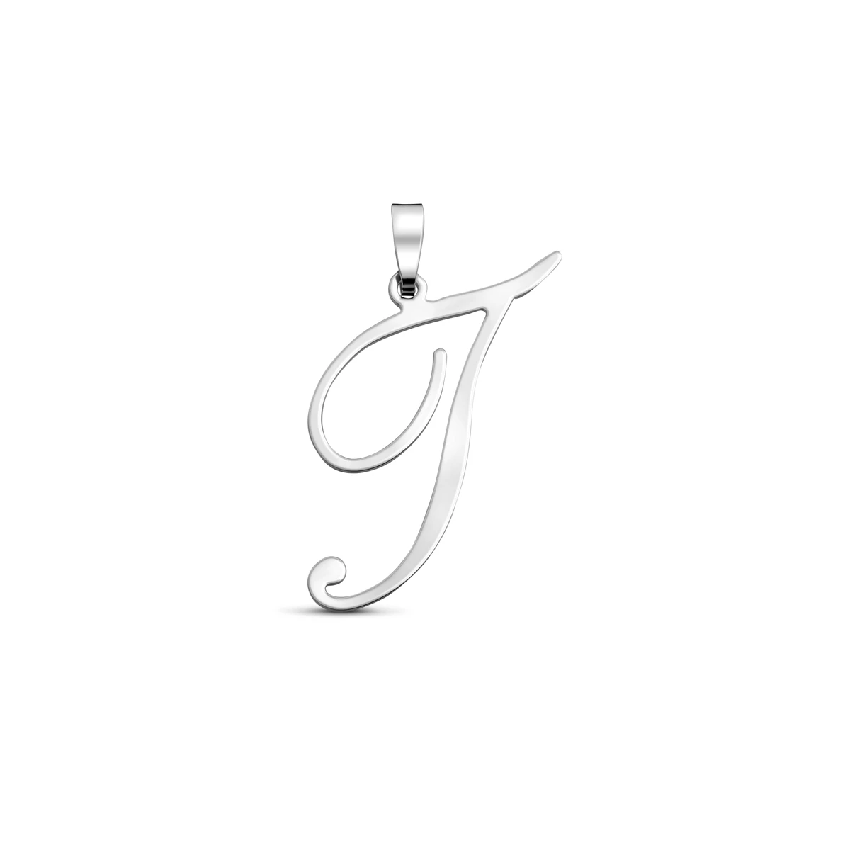 hanger letter zilver gerhodineerd