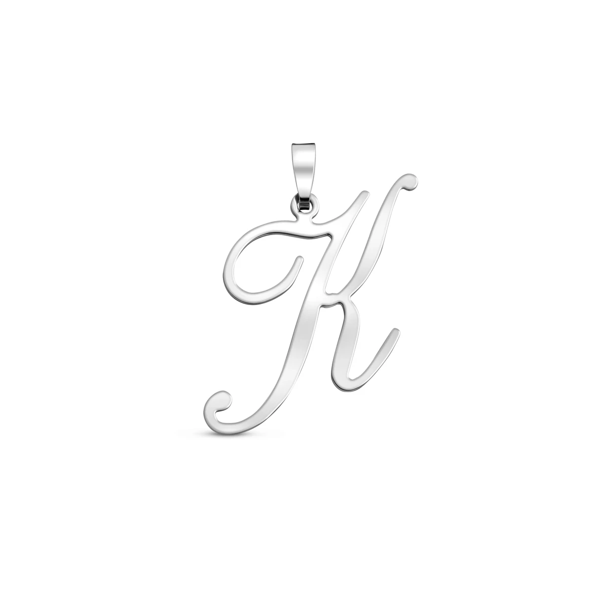 hanger letter zilver gerhodineerd