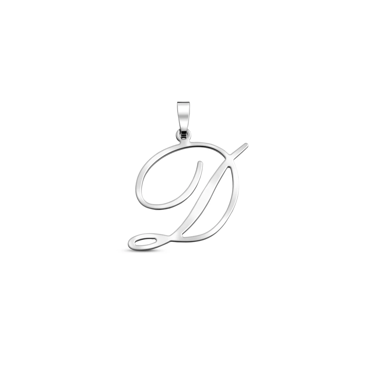 hanger letter zilver gerhodineerd