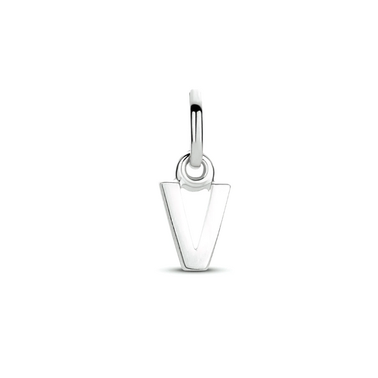 hanger letter zilver gerhodineerd