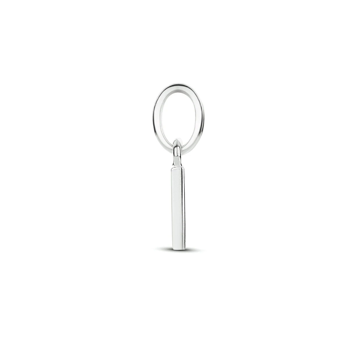 hanger letter zilver gerhodineerd