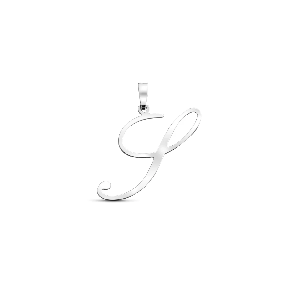hanger letter zilver gerhodineerd