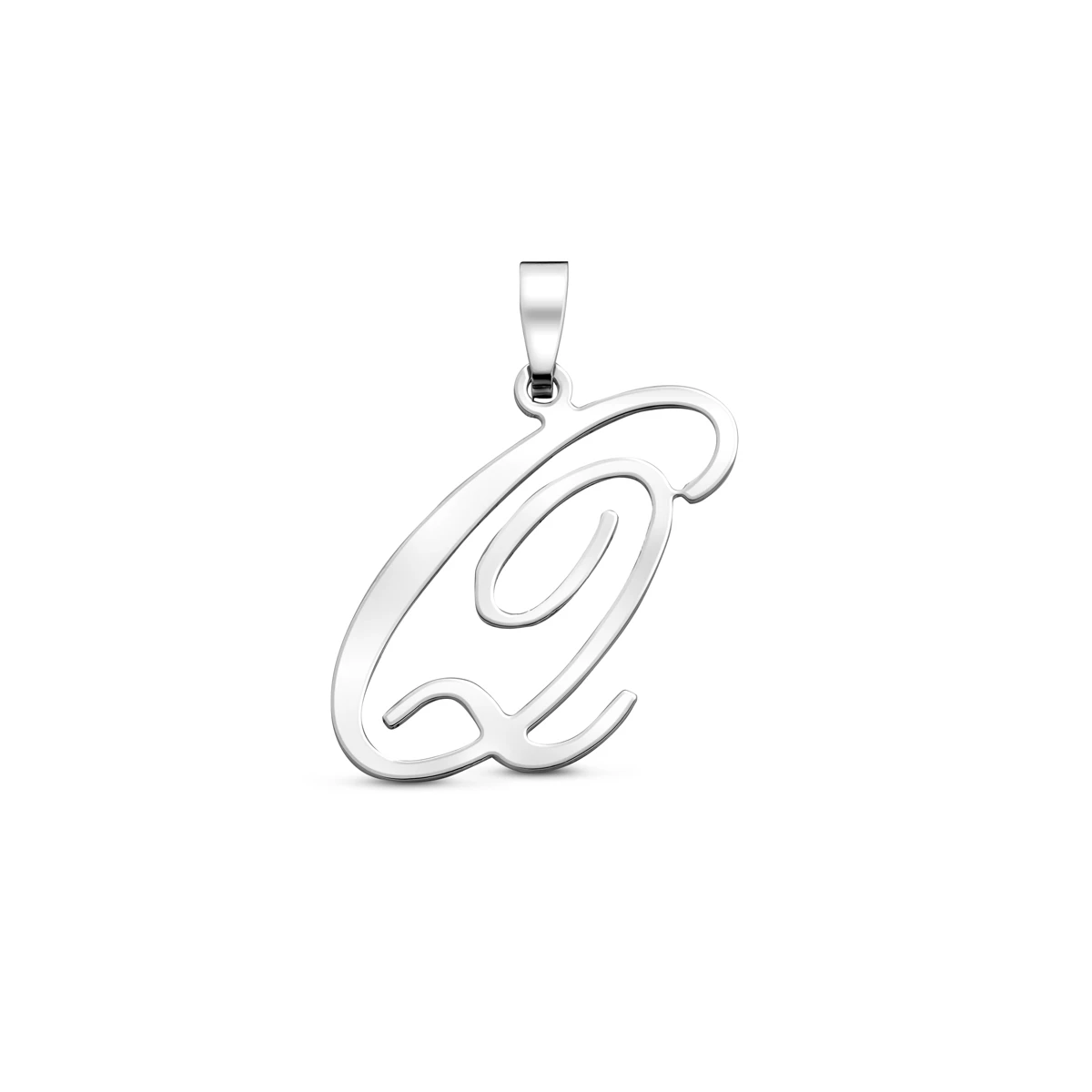 hanger letter zilver gerhodineerd