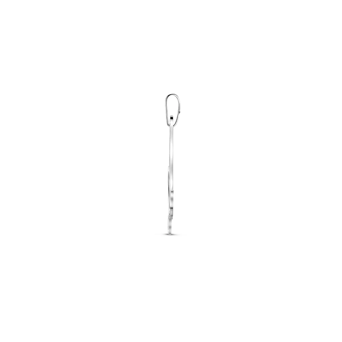 hanger letter zilver gerhodineerd