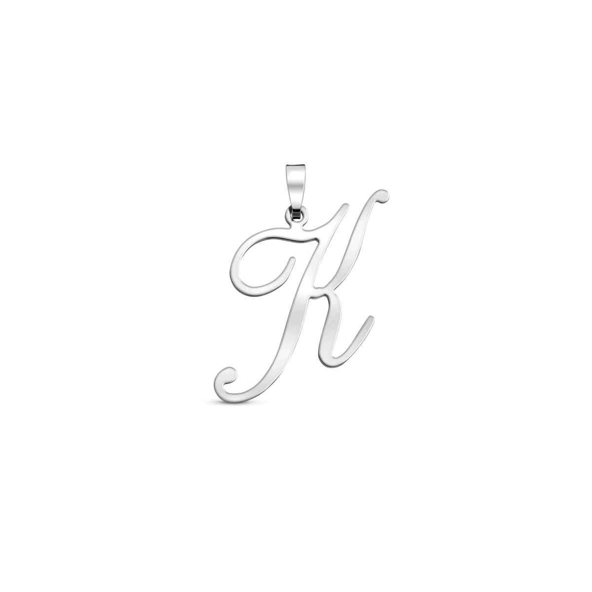 hanger letter zilver gerhodineerd