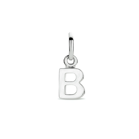 hanger letter zilver gerhodineerd