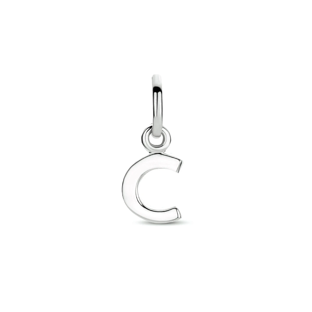 hanger letter zilver gerhodineerd