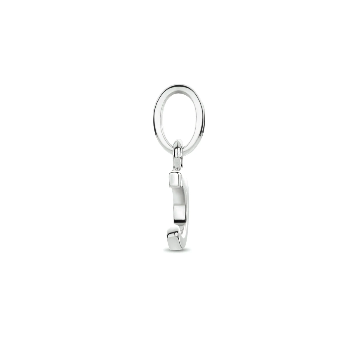 hanger letter zilver gerhodineerd