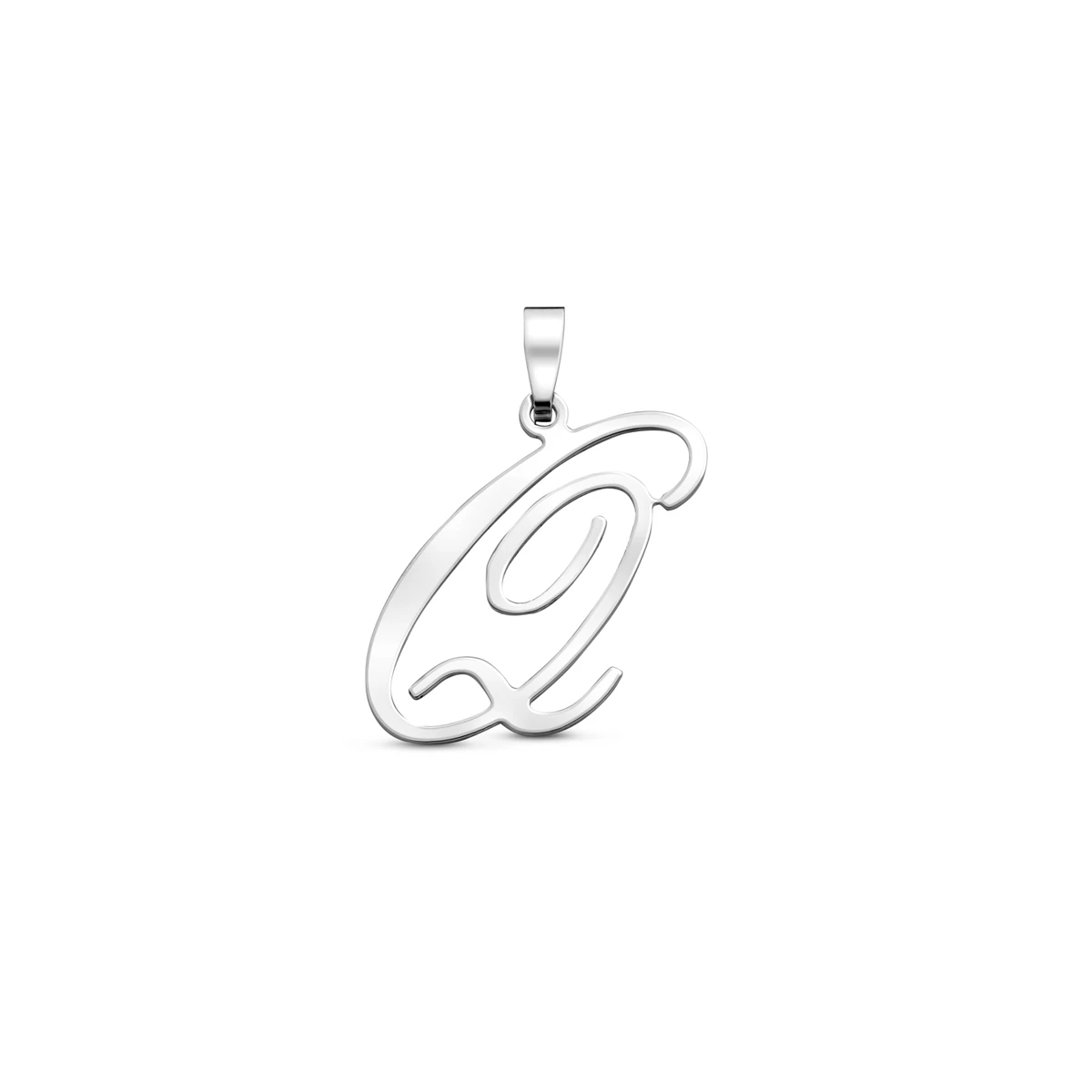 hanger letter zilver gerhodineerd