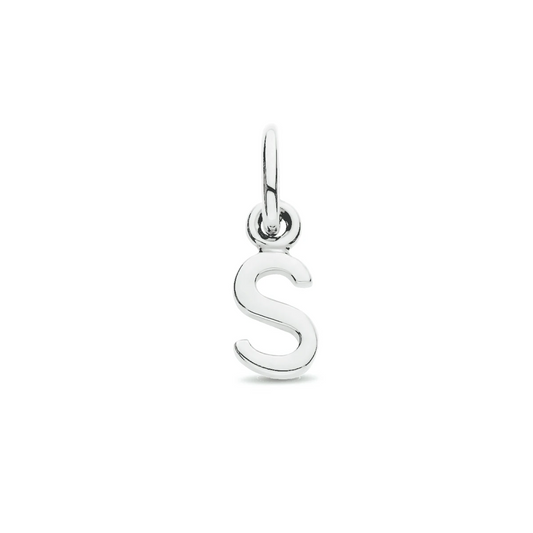 hanger letter zilver gerhodineerd
