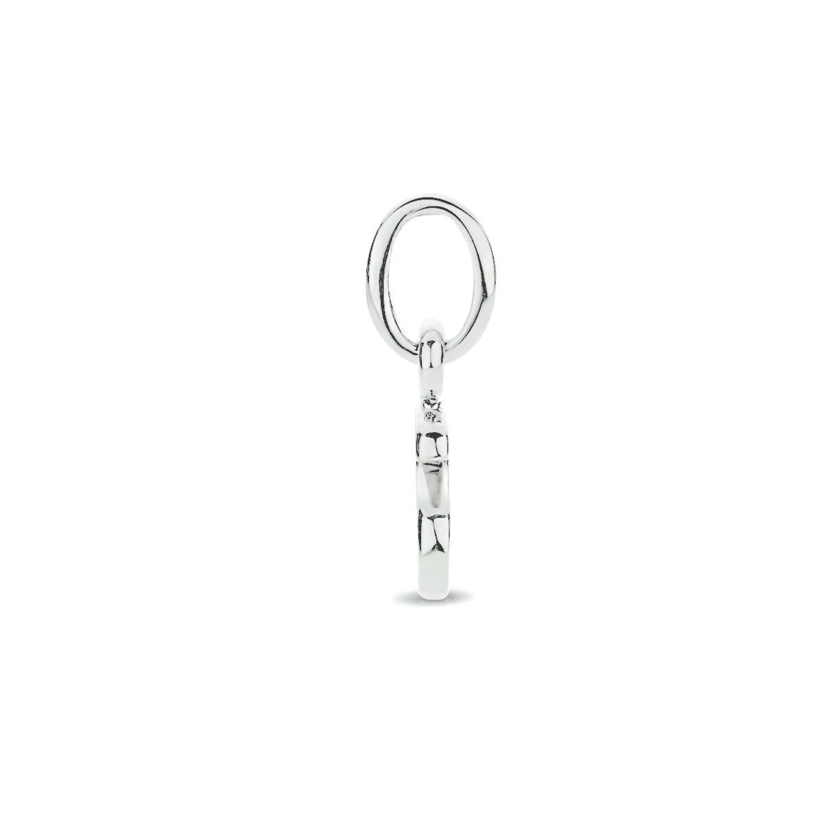 hanger letter zilver gerhodineerd