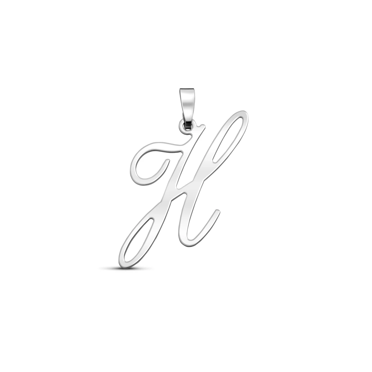hanger letter zilver gerhodineerd