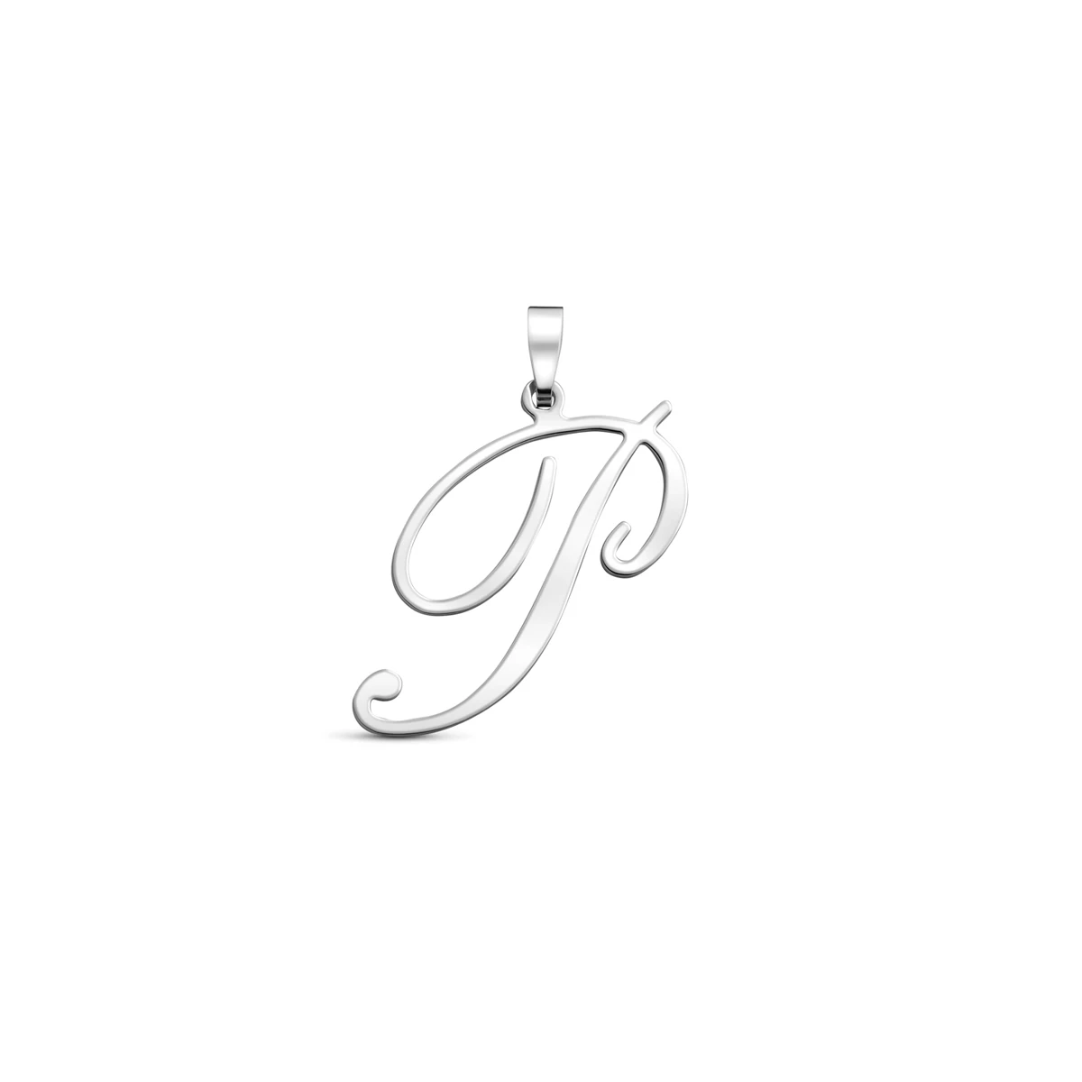 hanger letter zilver gerhodineerd