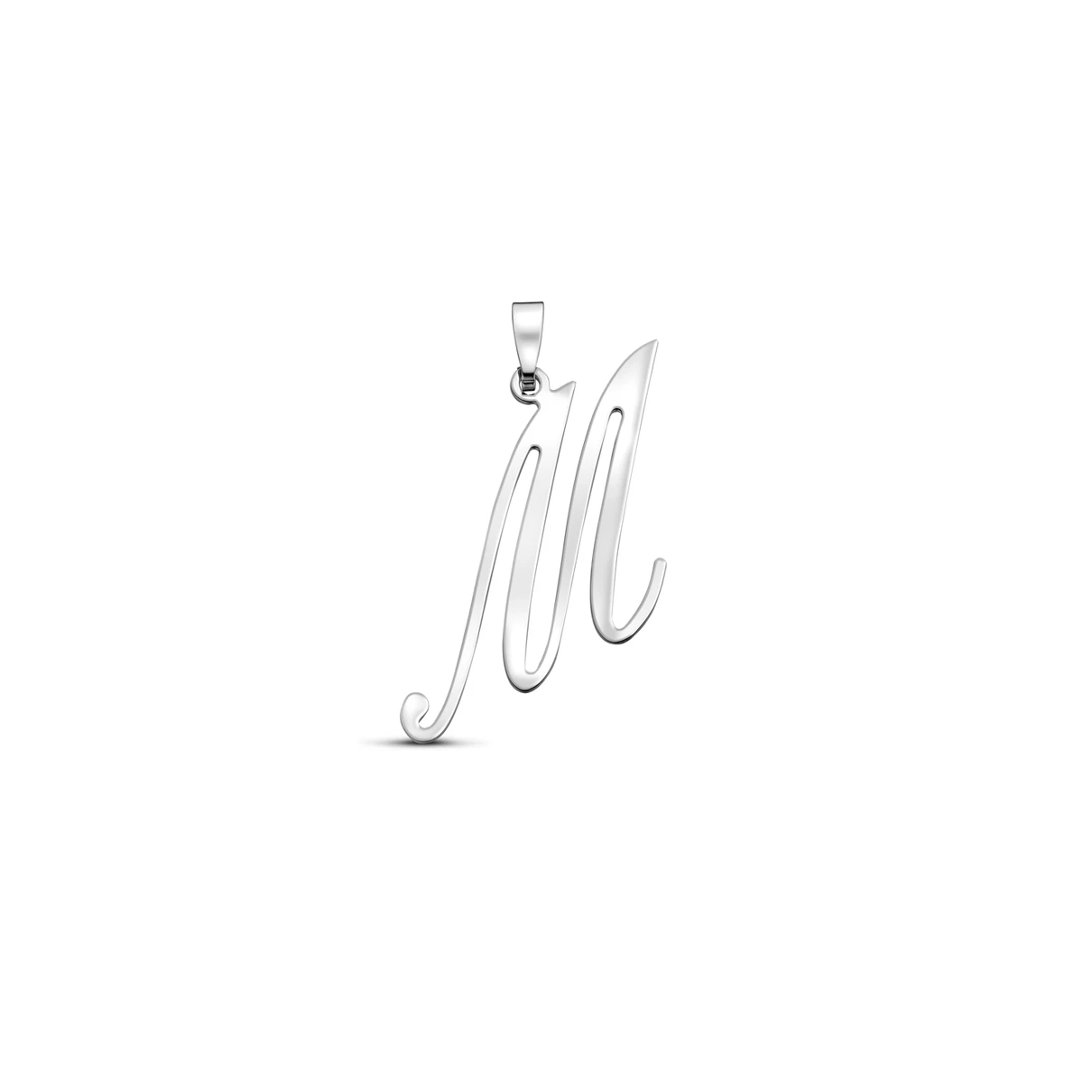 hanger letter zilver gerhodineerd