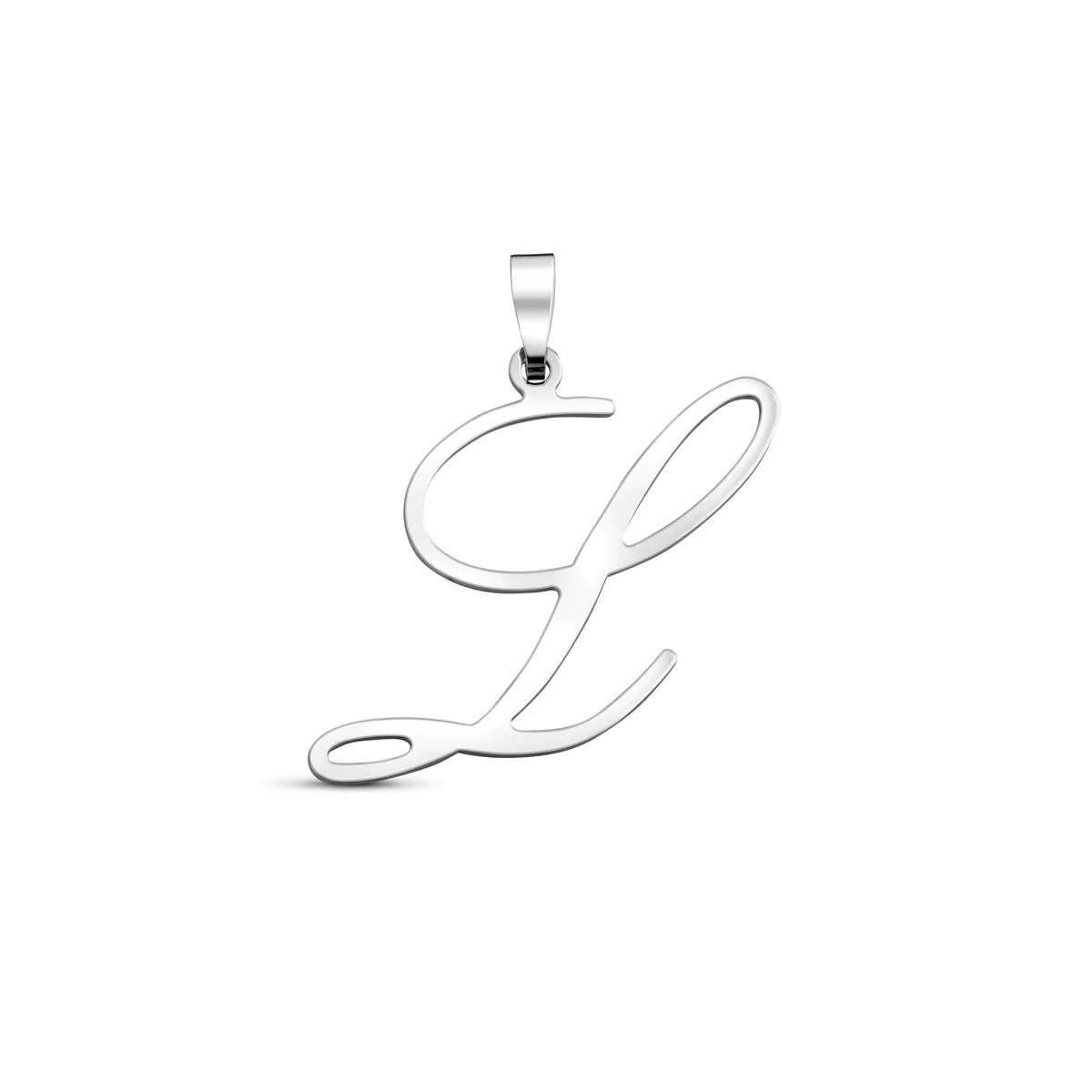 hanger letter zilver gerhodineerd