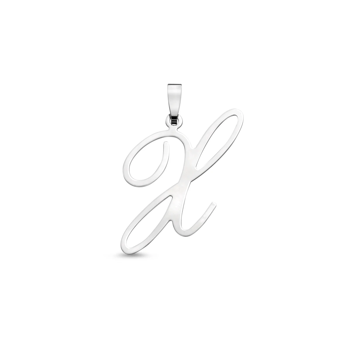 hanger letter zilver gerhodineerd