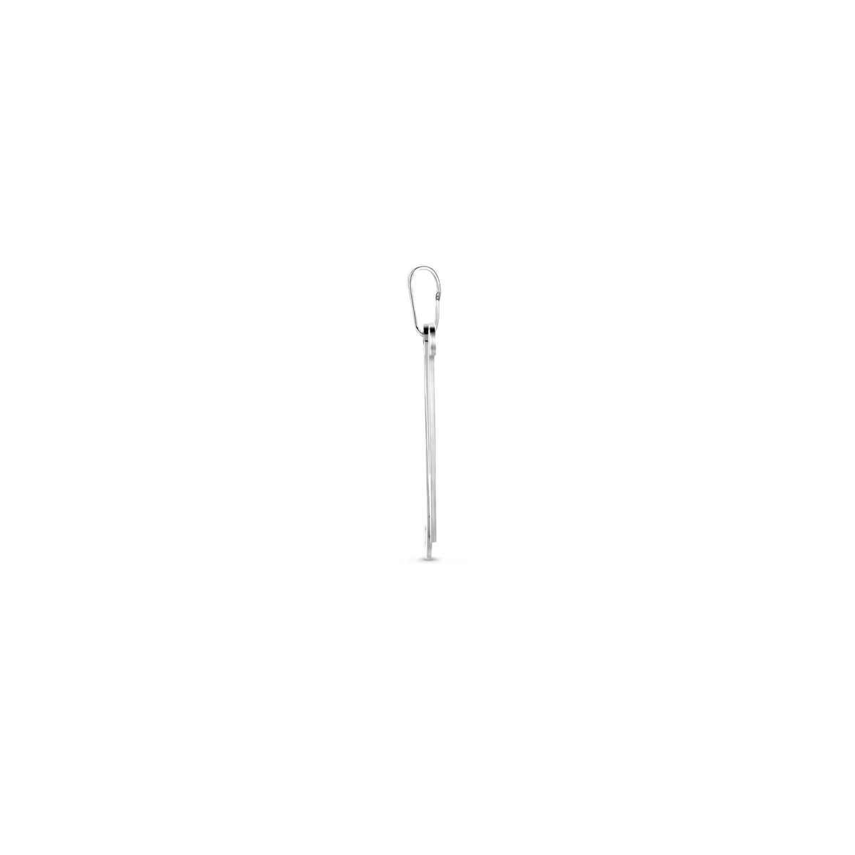 hanger letter zilver gerhodineerd