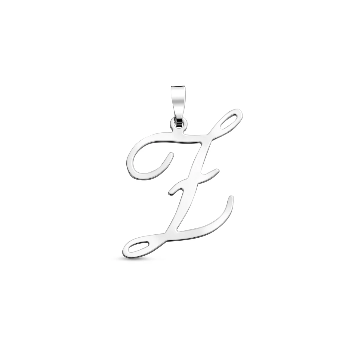 hanger letter zilver gerhodineerd