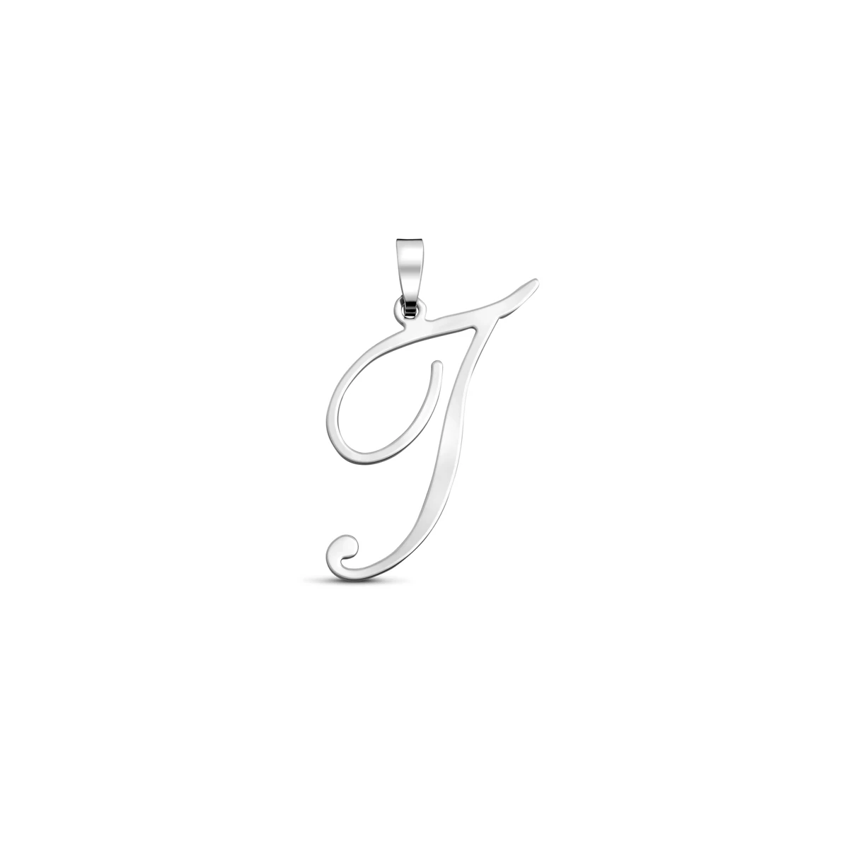 hanger letter zilver gerhodineerd