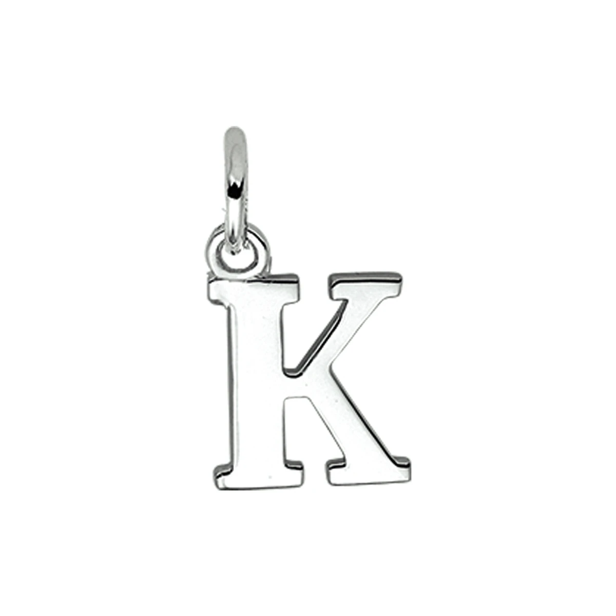 hanger letter zilver gerhodineerd