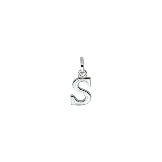 hanger letter zilver gerhodineerd