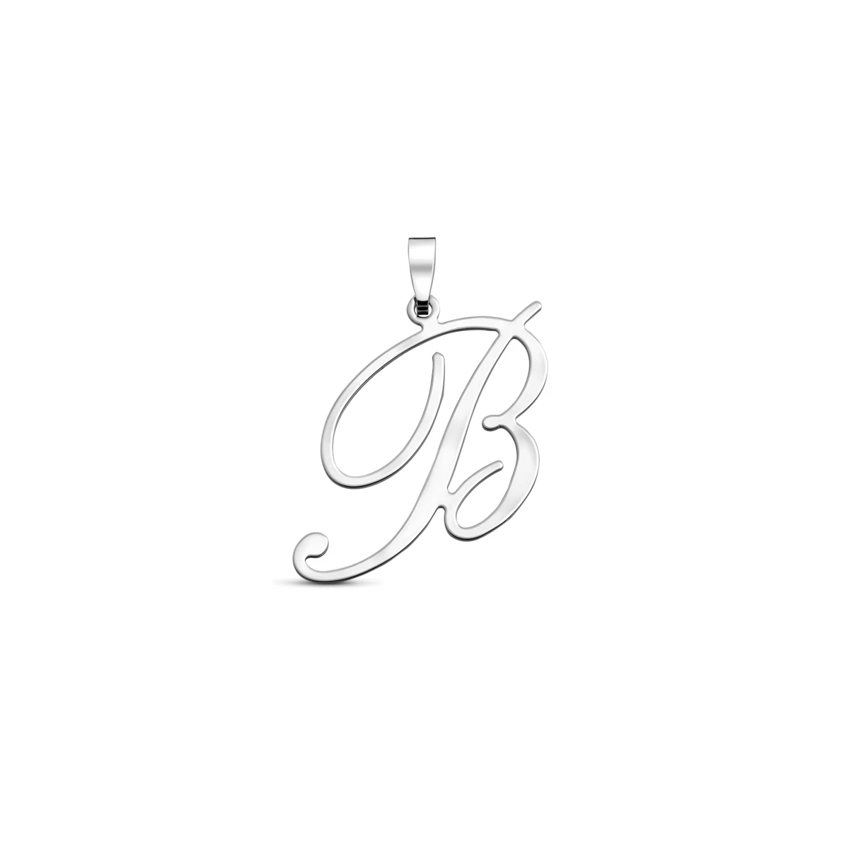 hanger letter zilver gerhodineerd