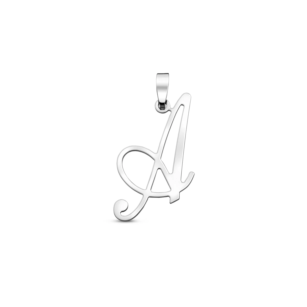 hanger letter zilver gerhodineerd