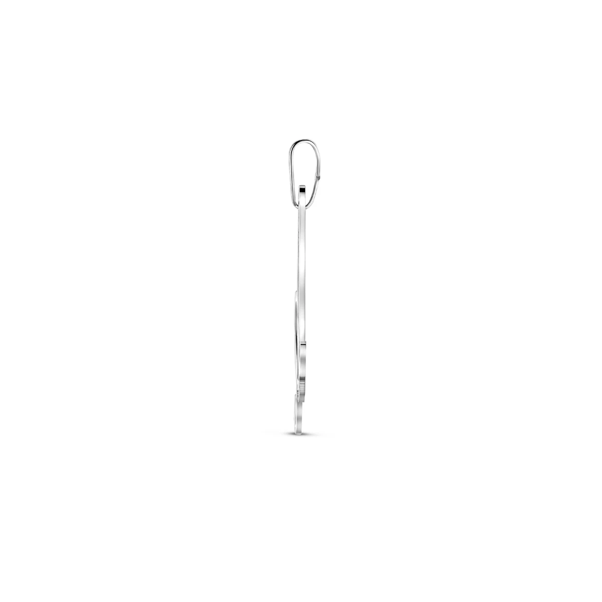hanger letter zilver gerhodineerd