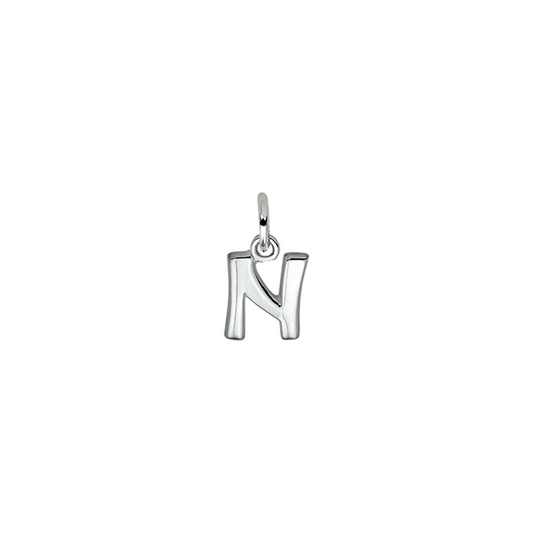 hanger letter zilver gerhodineerd