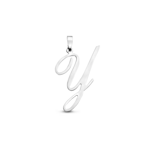 hanger letter zilver gerhodineerd