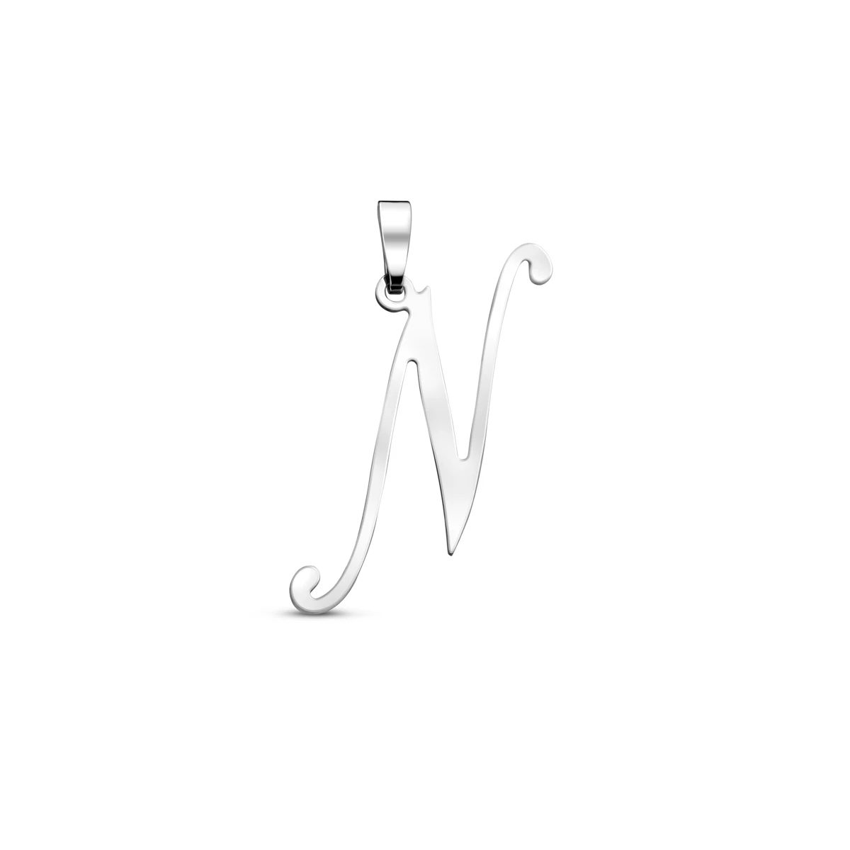 hanger letter zilver gerhodineerd