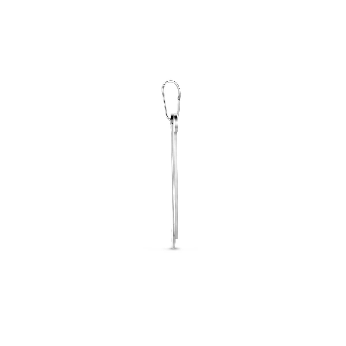 hanger letter zilver gerhodineerd