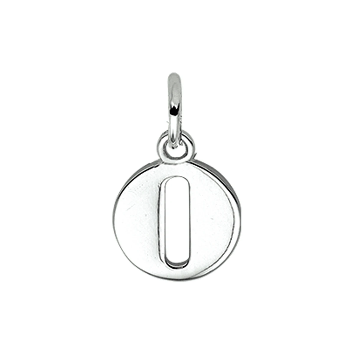 hanger letter zilver gerhodineerd