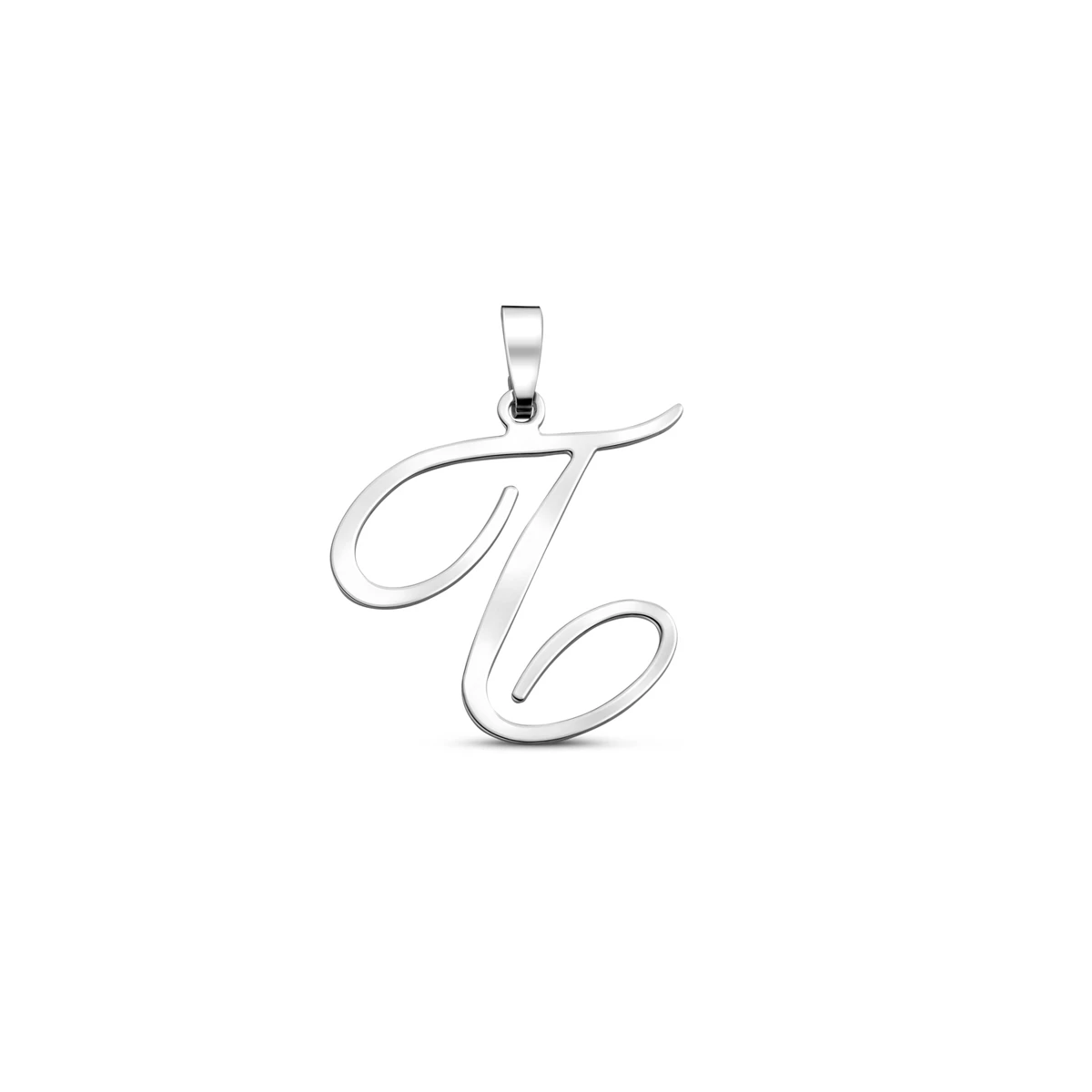 hanger letter zilver gerhodineerd