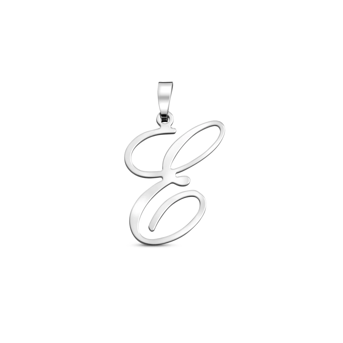 hanger letter zilver gerhodineerd