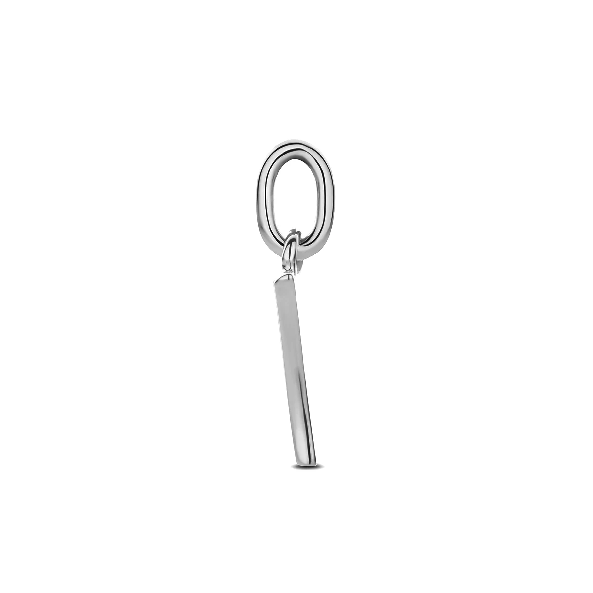 hanger letter zilver gerhodineerd