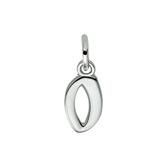 hanger letter zilver wit