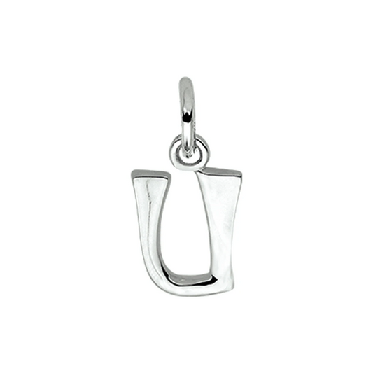 hanger letter zilver wit
